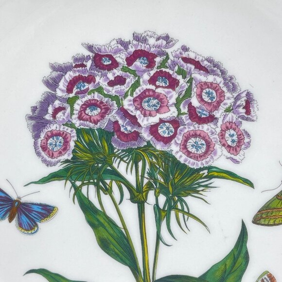 portmeirion botanic garden collection salad plate "sweet william" pattern - Picture 4 of 8